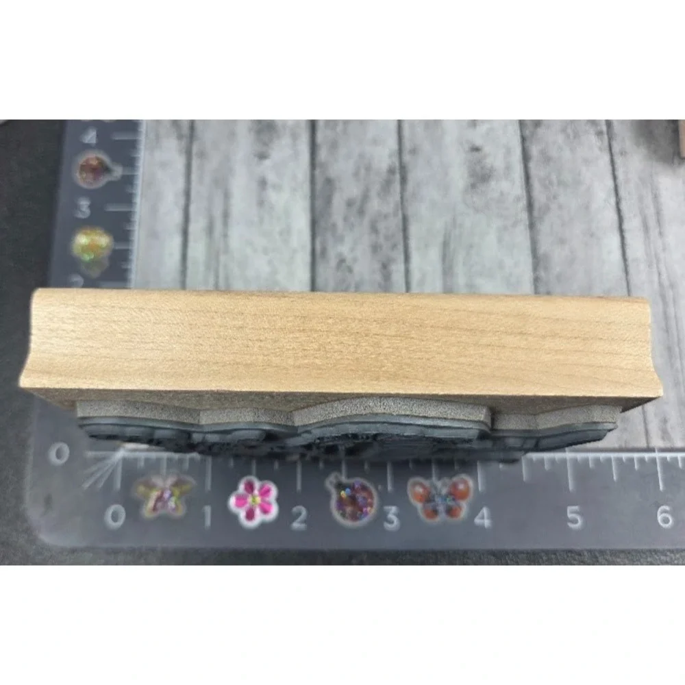 Art Impressions Old Lady Tutu Ballerina Glasses M-1767 Rubber Stamp Wood #A30